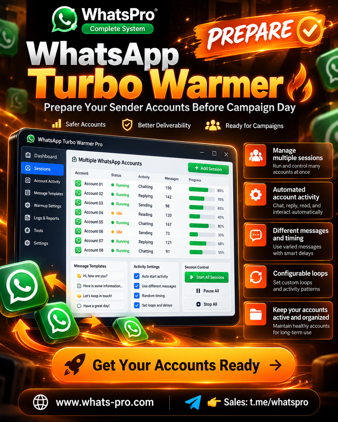 WhatsApp Turbo Warmer